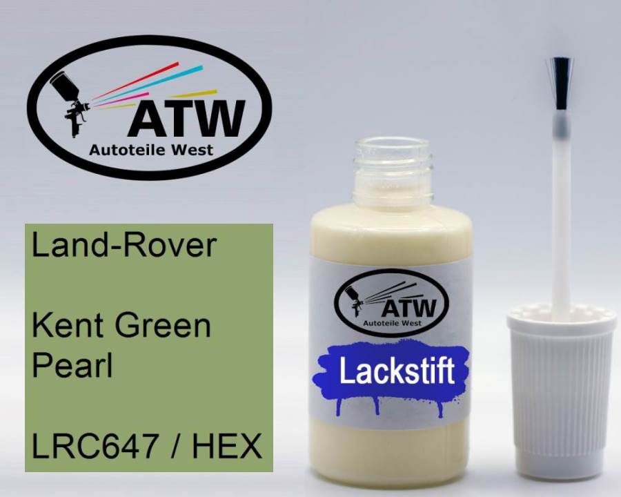 Land-Rover, Kent Green Pearl, LRC647 / HEX: 20ml Lackstift, von ATW Autoteile West.